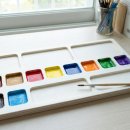 물감의 매력(수채화 실력 다지기) | 수채화 물감 종류 비교 고체 vs 튜브, 초보 선택 기준