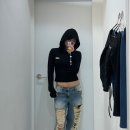 유나핏(YUNA BODY LAB) | 플노팔에 내 옷장을 바치갯음. ( 바니탑, 모모탑, 엠블럼탑, 워싱데미지부츠컷, 유나후드 등등.. 피팅)