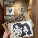 캐리커쳐 | [내돈내산] 명동 빵맛집 르빵베이커리 &amp; 명동 놀거리 도토리캐리커쳐 솔직후기