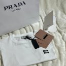 381 | 여주프리미엄아울렛 미우미우 자수 로고 크롭 반팔 티셔츠(MJN381) M사이즈 구매 후기