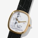 Timex) x 노아 (Noah) 라이트하우스 워치 블랙 골드 리뷰 : 등대 일러스트에서 영감을 받은 아날로그 시계!
