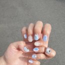 원주 네일바이림 베이비 블루 네일 아트 / Nail by Lim Baby Blue Nail Art