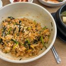 청정바지락칼국수，보리밥