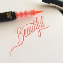 붓펜으로 그리는 캘리그라피 네이버블로그