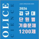 2026 김규대 경찰학 단원별 기출문제 1200제/김규대/케이앤피트레이더스 이미지