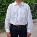 반츠 화이트 샴브레이 셔츠 간략한 후기 및 코디!