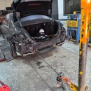 천마1급자동차정비세차 | 부천 벤츠 뒤범퍼 스크래치 판금도색 수리 후기. 디테일링 세차까지 무료 제공