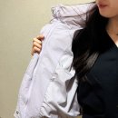 오사와 OSAWA 포밍 크롭 스트링 패딩 점퍼 PURPLE 코디추천 후기
