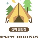 별빛야영장 이미지