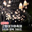 대가야역사테마관광지 캠핑장 | 2026 고령대가야축제 정보 총정리ㅣ주차 셔틀버스 공연 체험까지일정 한눈에 보기