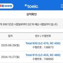 옥련중학교 | 6월 29일 토익 920점 후기 (옥련중학교)