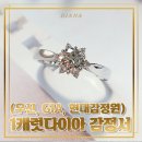 우신밧데리 | 1캐럿다이아 감정서 (우신, GIA, 현대감정원)