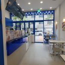 성수역 디저트 커피마마퀸 성수코리아IT점 망고치즈 그릭요거트 베이글 후기