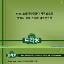 MBC 슬플때사랑한다 제작발표회 박하나 응원 사료화환 기부완료 드리미 결과보고서 이미지