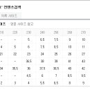 나라별 사이즈 비교_신발 이미지