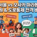 2026 서울마라톤 동아마라톤 응원 후기, 오사카마라톤 도로 통제 비교