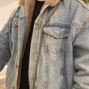 남자 청자켓 보아털로 겨울에도 입는 아우터 <b>코리안</b><b>어패럴</b> 재킷