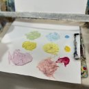 나이프로 그려보는 백드롭페인팅 이미지