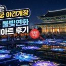 물빛기술 | 예약 없는 서울 고궁 야간개장 창경궁 물빛연화 미디어아트 후기