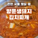 양푼생돼지김치찌개