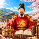 대한민국 대표 명시선 제6호 "세계 명작 초대석" - 세종대왕 ＜용비어천가＞ 제5장 이미지