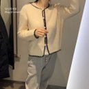 H&amp;M 겨울 신상 걸리시 무드의 칼라 가디건 &amp; 배색 스티치 가디건 착샷 후기 +