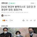 [속보] '환경부 블랙리스트' 김은경 전 환경부 장관, 법정구속 이미지