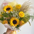 판암동149 | 대전 동구 꽃집 레드빌베리 플라워 ) 해바라기 꽃다발 기념일 꽃다발