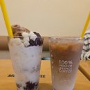 메가커피 신메뉴 먹어본 후기(팥빙 젤라또 파르페)