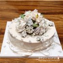 단비플라워떡케익 | 아버님에 이어 어머님 팔순까지 라르고팩토리 앙금플라워 떡케익 재구매 후기