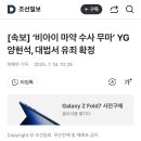 [속보] ‘비아이 마약 수사 무마’ YG 양현석, 대법서 유죄 확정 이미지