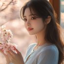 AI Midjourney/봄날의 그녀 이미지