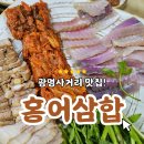 홍어랑돼지랑 | 광명사거리 맛집 삼합홍어랑돼지랑 내돈내산