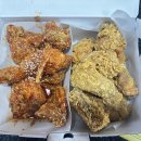 갓튀긴 후라이드 오송점 양념반 후라이드반 맥주 한잔 생각나서 바로 내돈내산 맛평가 후기