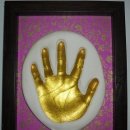 롯데백화점 울산점 문화센터 핸드프린팅 체험 이미지