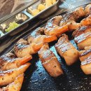 돈 & 삼겹 | 태안 맛집 추천 아부지돈굴러가유ㅣ두툼목살 새우삼겹 솔직후기