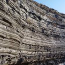 제주 수월봉 화산쇄설층 이미지