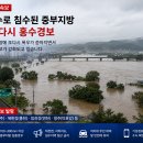홍수로 피해로 침수된 중부지방 임진강 비룡대교 또 다시 홍수주의보 이미지