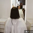 에스에이헤어(SAHAIR)강남구청,삼성동 미용실 상아원장 단발머리 커트시연 사진 및 후기 입니다