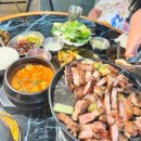 옛장모숯불갈비 | 마곡 맛집 고깃집 영춘갈비 흑돼지 숯불 양념구이 한 접시 후기