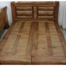 24[판매완료]짜맞춤 소나무 원목 침대 이미지