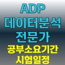 [HD]데이터분석전문가(ADP) 실기 - 비정형 분석, 실전문제 | 2025년 ADP 데이터분석 전문가 자격증 시험일정 / 목차 / 문항 수 및 배점