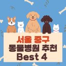 서울 중구 동물병원 추천 Best 4 ㅣ24시간 동물병원ㅣ치료비용ㅣ반려동물 의료비 지원 50만원 알아보기