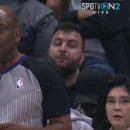 NBA 보러 온 이부진 모자 이미지