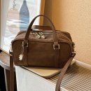 튼튼수정소 | 가을·겨울 찰떡템🍁 가성비 좋은 스웨이드 미니백 추천｜돈키 햄미니 다크 브라운(+착용샷)