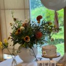 시공간플라워스튜디오 | [군산 꽃집] 전주 궁 한정식 소규모 돌잔치 테이블 생화 장식 시공간 플라워 스튜디오