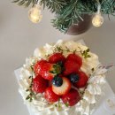행운빵집 | 노원 크리스마스 케이크 추천｜달지 않은 딸기생크림케이크 행운빵집 후기