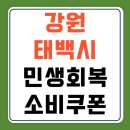 태백시민약국 | 강원 태백시 민생회복 소비쿠폰 신청방법 사용처 총정리