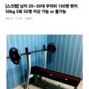 남자 2030 무작위 100명 벤치 50kg 5회 50명 이상 가능 or 불가능 이미지