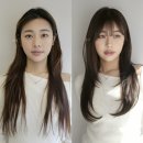 학동역미용실 | 퍼스널염색 | 스킨브라운 | 슬릭펌 | 하이레이어드 | 긴머리레이어드 by. 디오브도산...